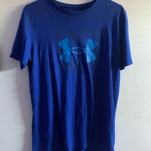 Youth XL Under Armour Blue T-Shirt